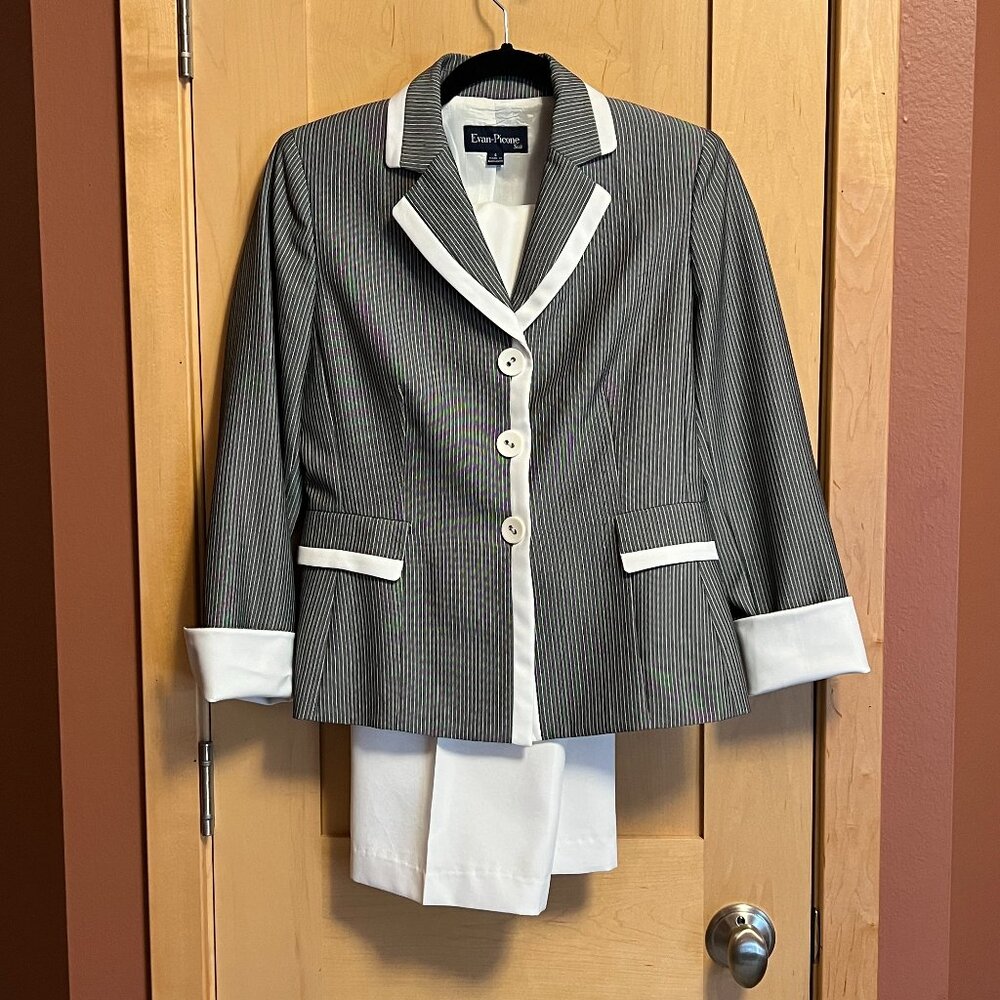 Evan-Picone Women's Pant Suit: Size 4